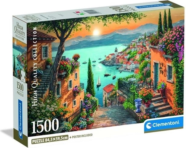 Clementoni puzle Compact Steps to the Harbor 1500 gabali