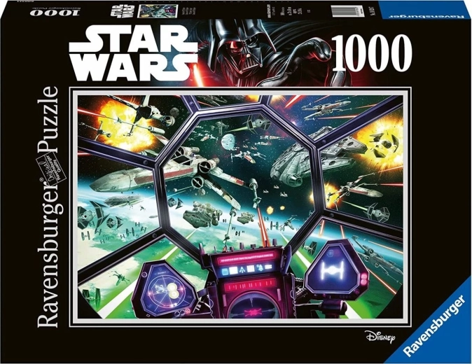 Ravensburger puzzle STAR WARS: TIE Fighter Cockpit 1000 pieces