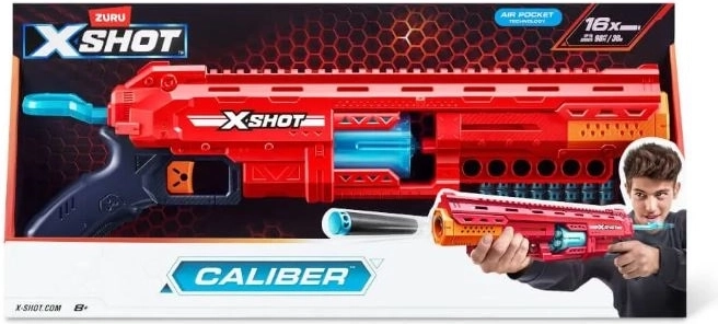 ZURU X-Shot Caliber foam blaster with magazine