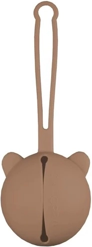 OH,POPPY! silikona futrālis knupīšiem Biscuit Brown