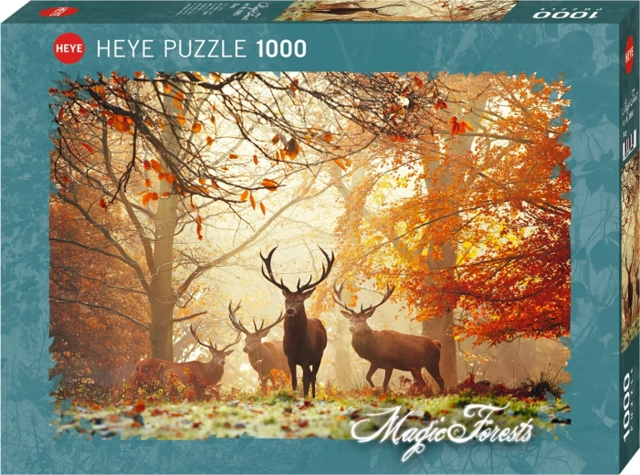 Heye puzle Maģiskie meži: brieži, 1000 detaļas