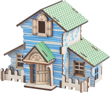 Woodcraft koka 3D puzle Meža mājiņa