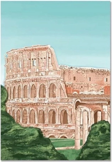 Norimpex Paint by Numbers Rome Colosseum 40 × 50 cm