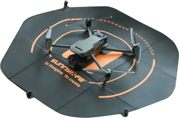 Divpusēja dronu nosēšanās paliktne Sunnylife 80 cm sešstūris
