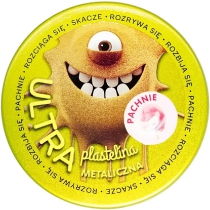 Ultra scented modeling clay gold metallic cotton candy 128 g