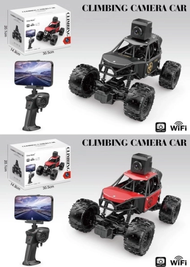 STAR RC off-road crawler with Wi‑Fi camera, black