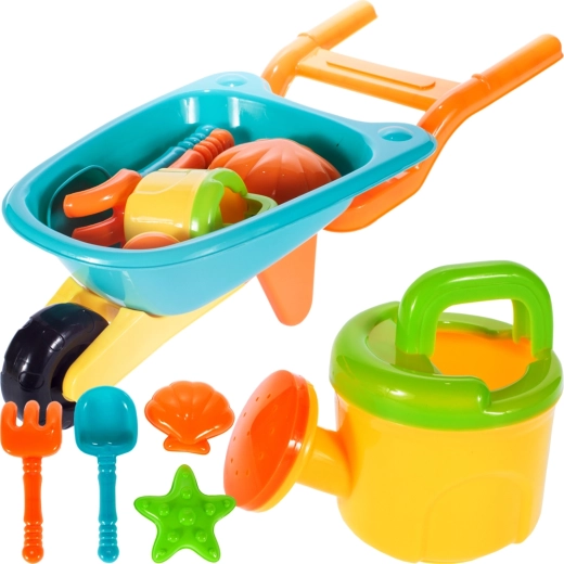 Ratiņi ar smilšu piederumiem