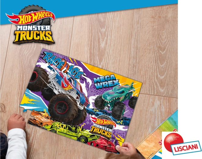 Hot Wheels puzzle, 48 pieces, 35 × 25 cm