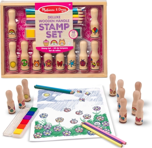 Creative Deluxe Set: Stamps, Inks and Pencils MELISSA & DOUG