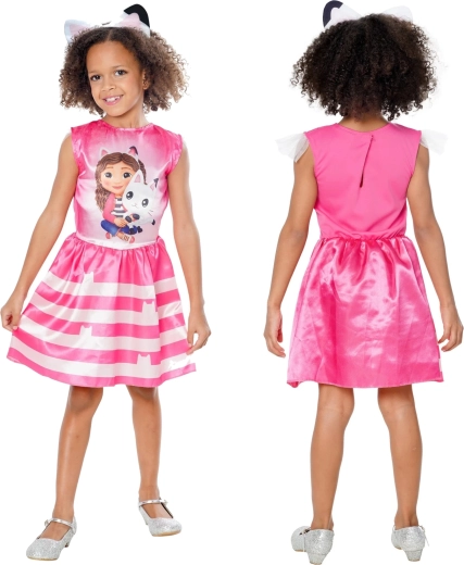 Gabby's Dollhouse Pandy children's carnival costume, 98–110 cm (3–5 years)