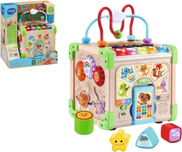 Wooden Educational Cube VTech