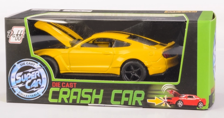 Daffi Crash Car die-cast model with pull-back drive