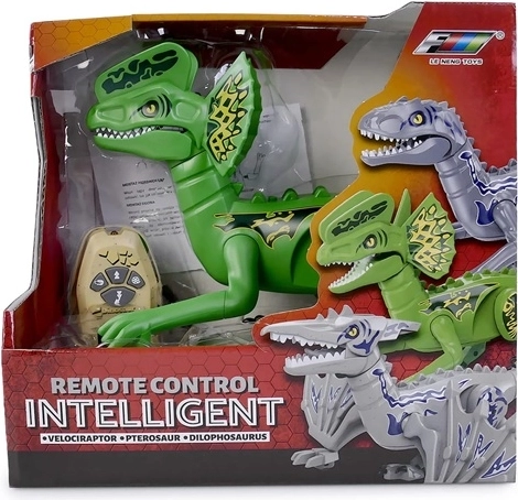 Zaļš RC dinozaurs