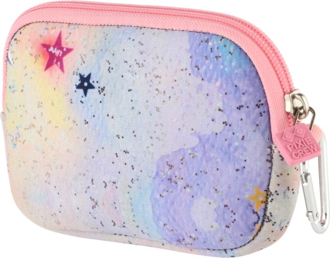 Pixie Crew maza rozā kabatiņa Glitternox ar pikseļiem