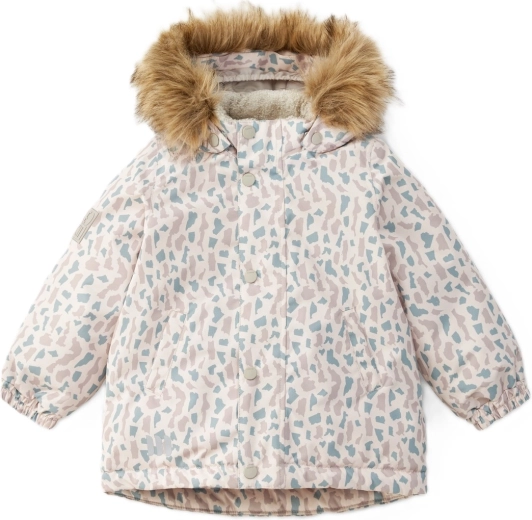 Children's winter jacket LEOKID Onni Frosty Flakes – Size 116