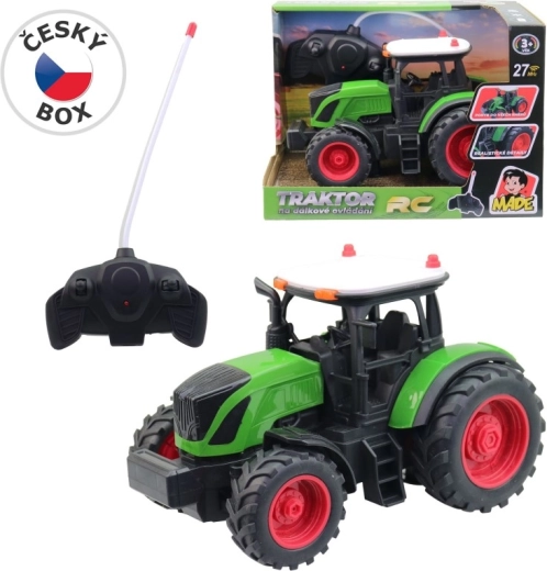 Ar tālvadības pulti vadāms lauku traktors 22 cm