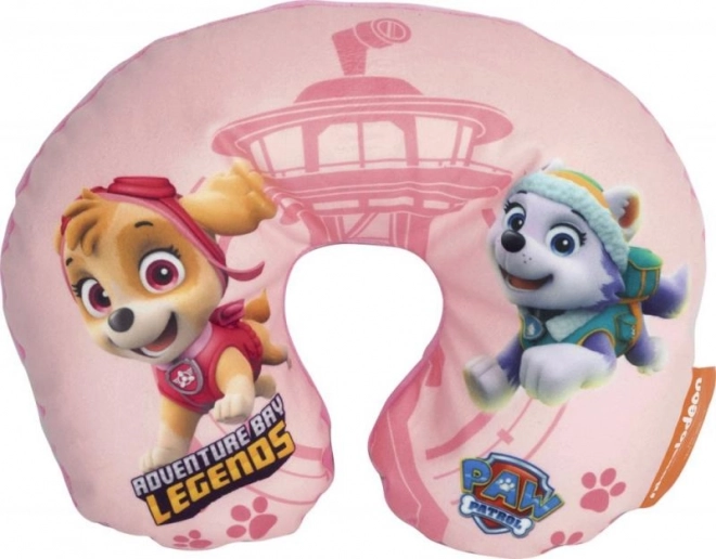 Bērnu ceļojumu spilventiņš Paw Patrol meitenēm
