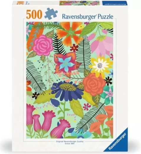 Ravensburger Flower Jungle puzzle, 500 pieces