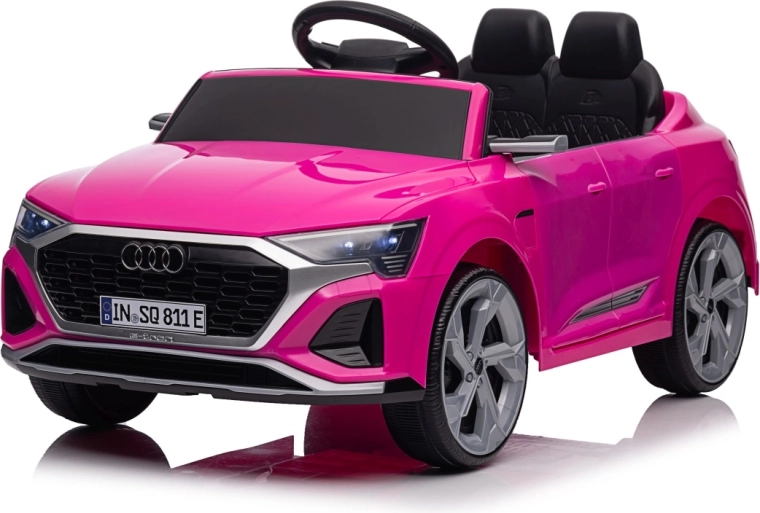 Audi SQ8 rozā elektriskais auto bērniem