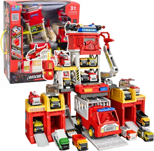 Ugunsdzēsēju glābšanas stacija – multifunkcionāla bāze ar gaismām un skaņām