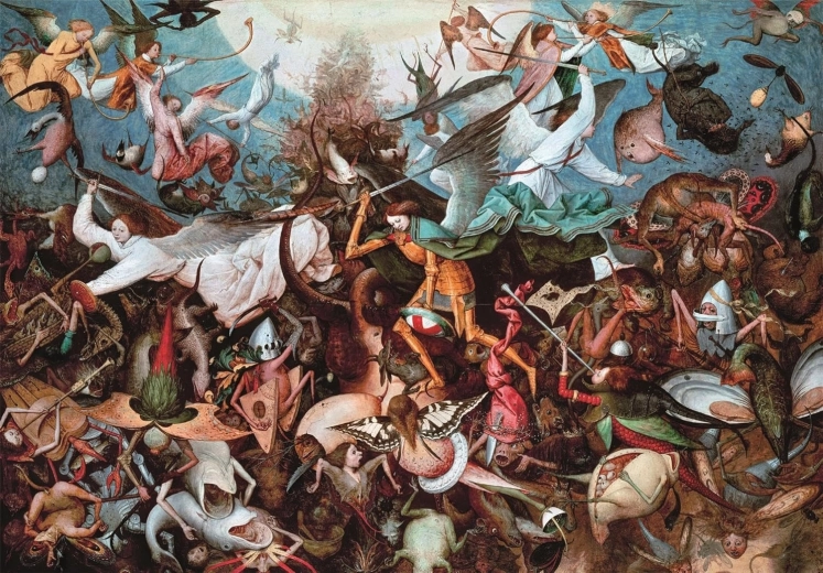 Clementoni puzle Museum Collection: Eņģeļu krišana, 1000 gabaliņi