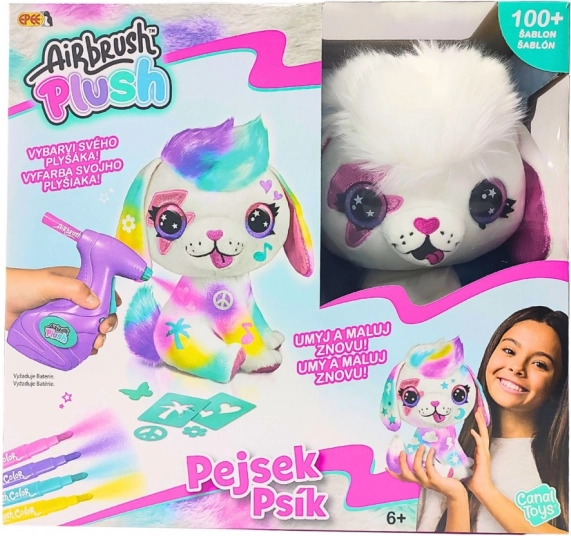 Airbrush studija – suņuks radošais komplekts bērniem