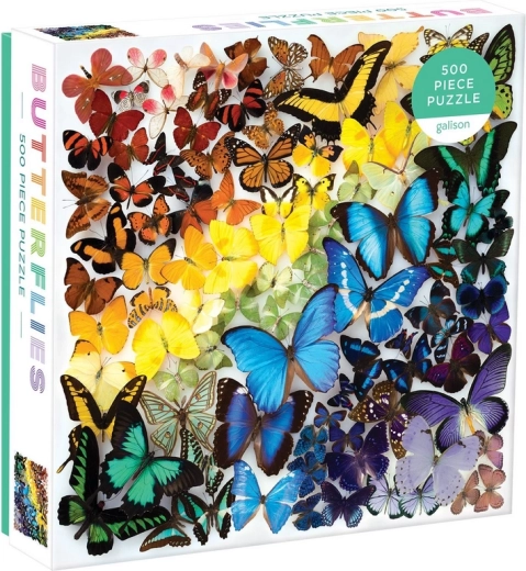 Rainbow Butterflies Puzzle 500 Pieces GALISON
