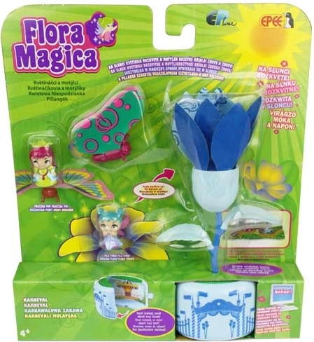 Burvju puķe Flora Magica un tauriņš – spēļu komplekts 2 vienā