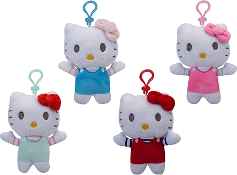 Hello Kitty plīša piekariņš ar klipsi 12 cm - 1 gabals