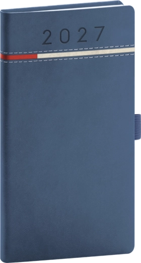 Notique kabatas plānotājs Tomy 2027 zili-sarkans 9 × 15,5 cm