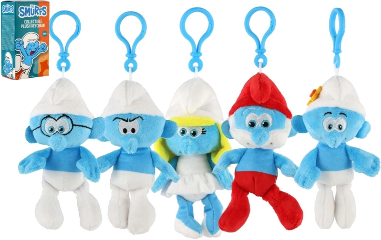 Plush Smurfs Keychain, 16 cm, assorted designs - 1 piece