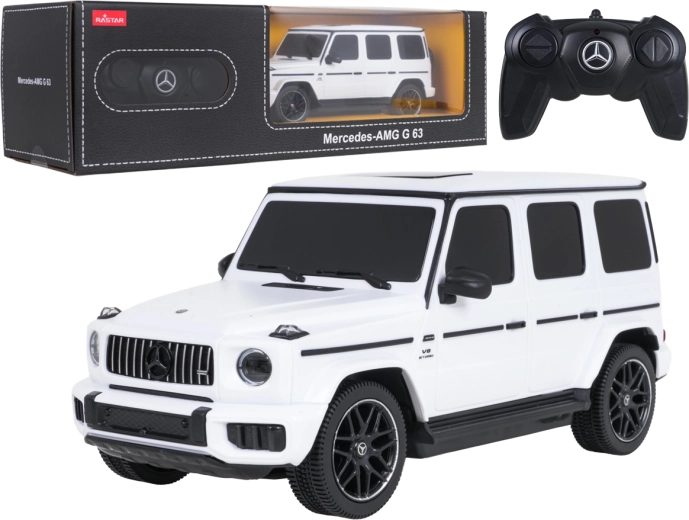Rastar RC car Mercedes AMG G63 1:24 white