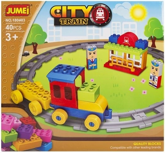 Jumei City train – building set 40 pieces - 1 piece