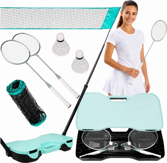 Foldable 4-in-1 badminton set in a case - 1 piece