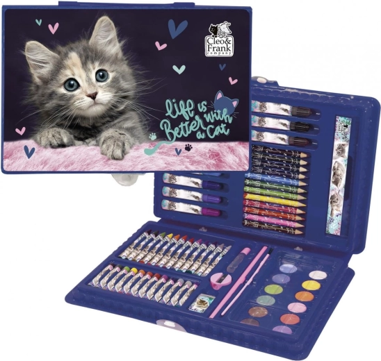 Radošais komplekts koferītī Cleo un Frank (71 daļas)