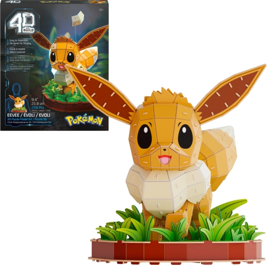 Spin Master 4D Build Pokémon Eevee 3D puzles modelis salikšanai