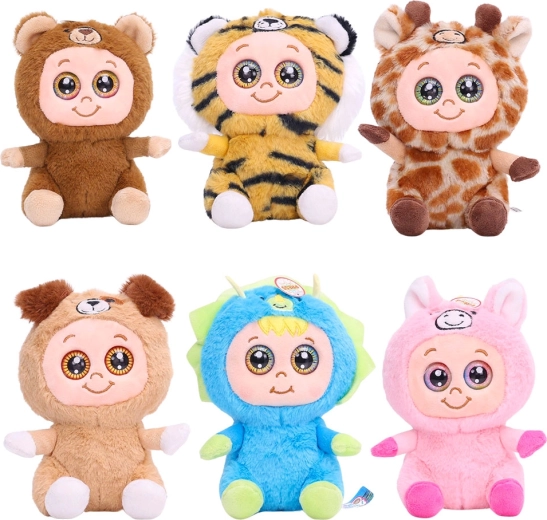 Sparkys ZOO Edition Plush Animal with Light-Up Eyes and Sound 20 cm - 1 piece