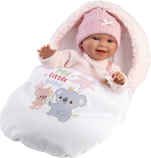 Llorens realistic baby doll NEW BORN with sounds 38 cm