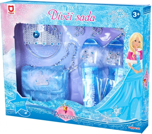 Ziemas Karalistes princeses komplekts ar somiņu un kurpītēm