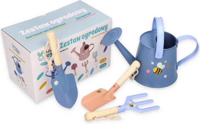 Adam Toys zilo dārza instrumentu komplekts