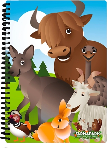 Prime 3D Notebook – Farm Park Animals