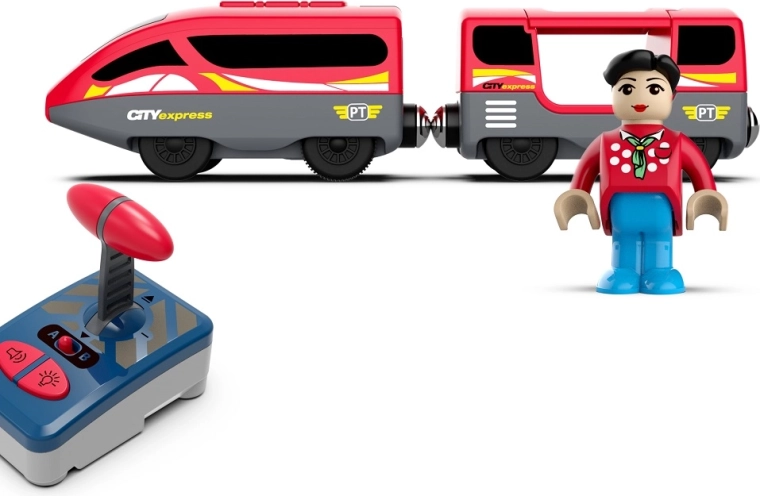 2Kids Toys elektriskais vilciena komplekts ar pulti un figūriņu