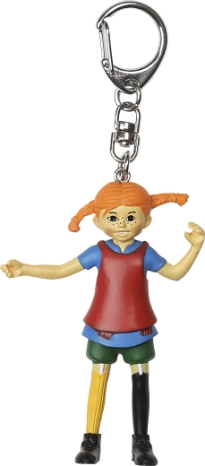 Pippi – keychain with a Pippi Longstocking figure