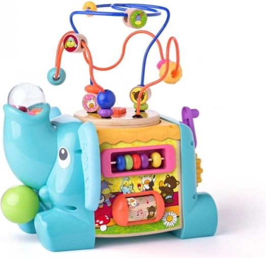 Izglītojošais zilonis – interaktīva motorikas rotaļlieta bērniem 1+