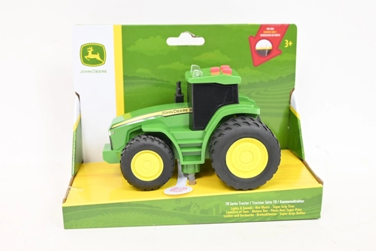 Tomy John Deere mini tractor with light and sound effects
