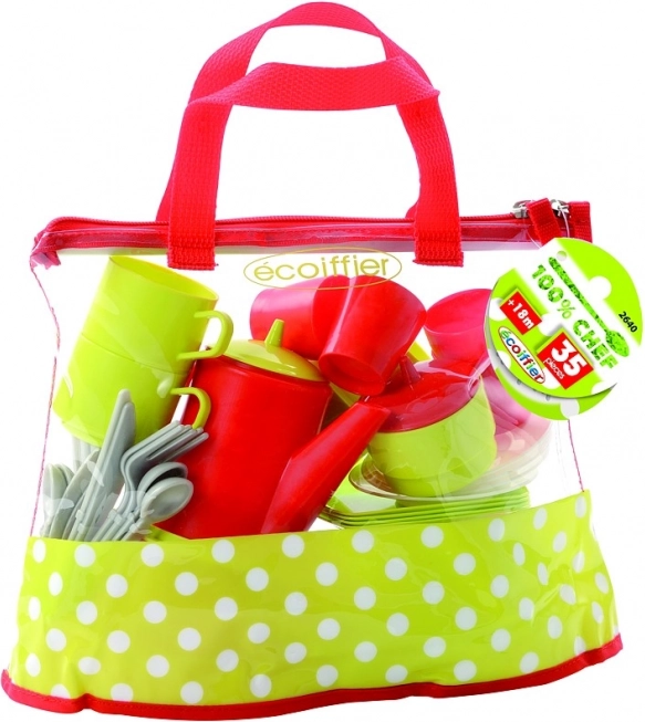 Tējkannas serviss un trauku komplekts bērniem