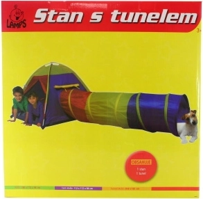 Bērnu iglu telts ar tuneli