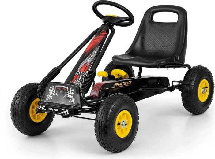 Milly Mally Thor Pedal Go-Kart Black