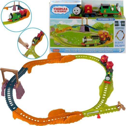 Motorizēta vilciena trase THOMAS & FRIENDS – Pērsijs ar kravu