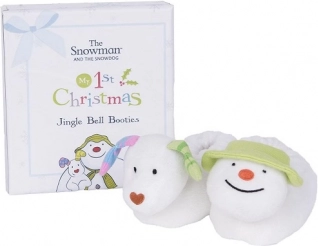 Ziemassvētku dāvanu komplekts ar grabulīšiem zābaciņiem Snowman & Snowdog